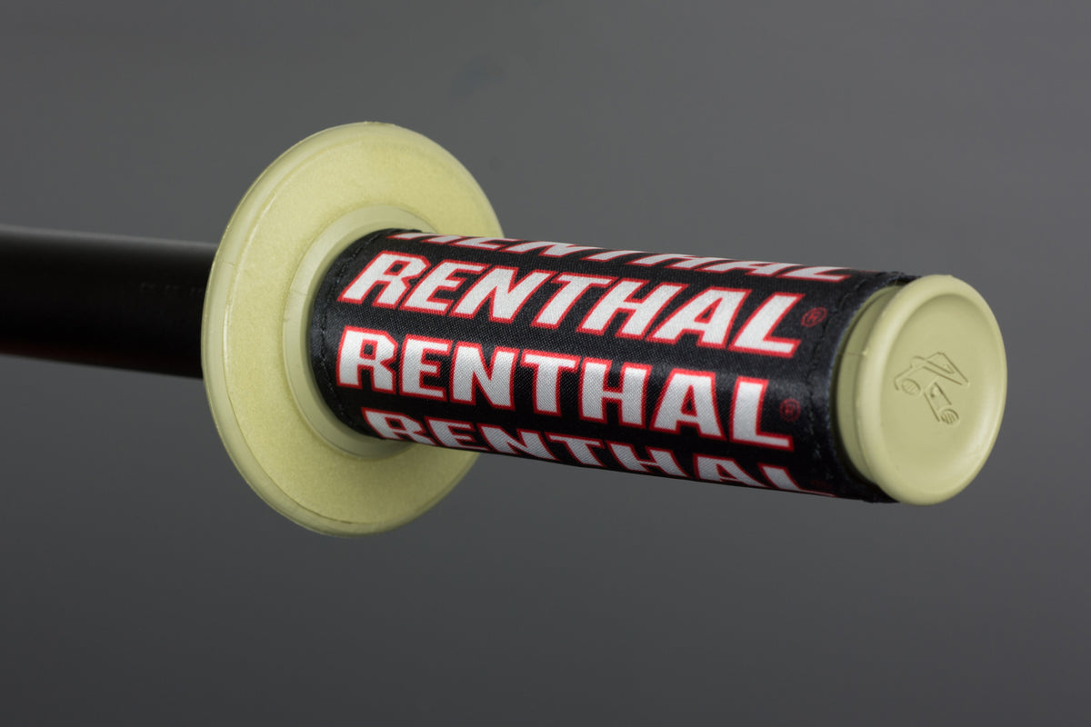 Renthal Clean Grips Svart/Röd (2pcs)