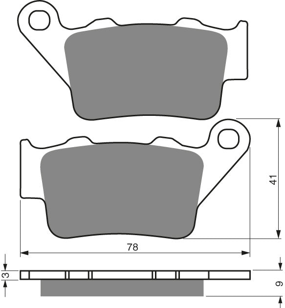 GOLDFREN Bromsbelägg 023 Ceramic Carbon S3