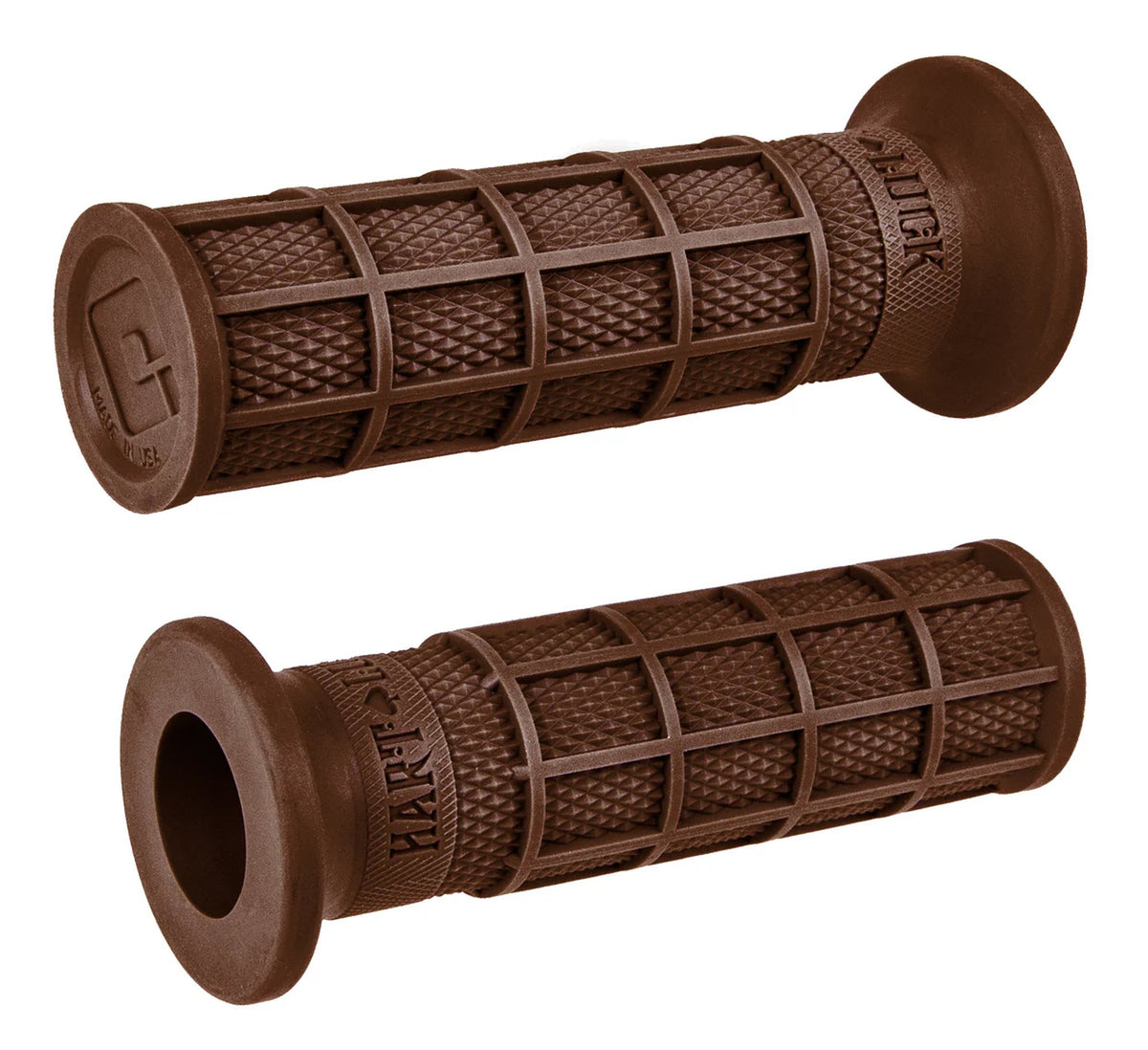 ODI Street V-Twin HART-LUCK Full-Waffle Grip Brown