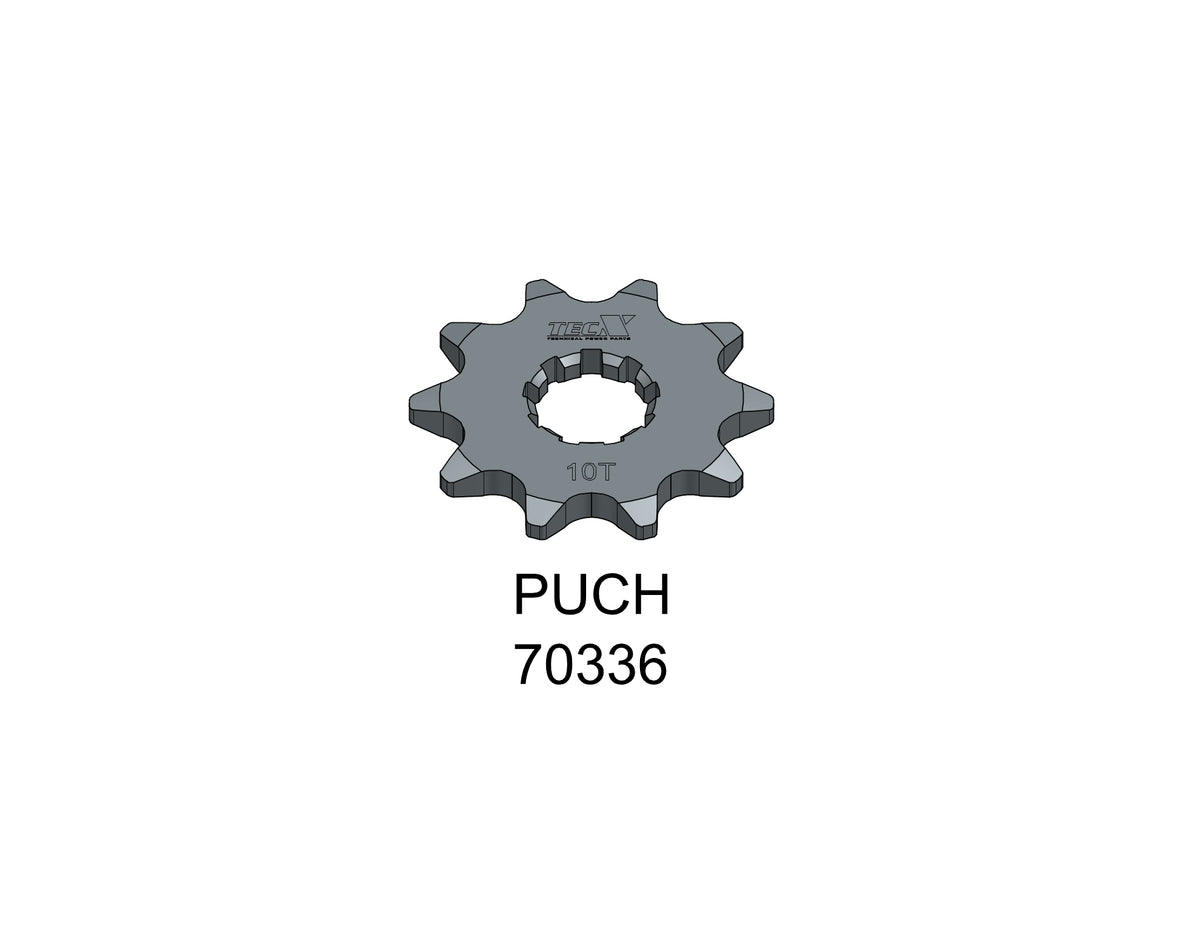 Tec-X Framdrev 10 tänder (415) Puch / Tunturi