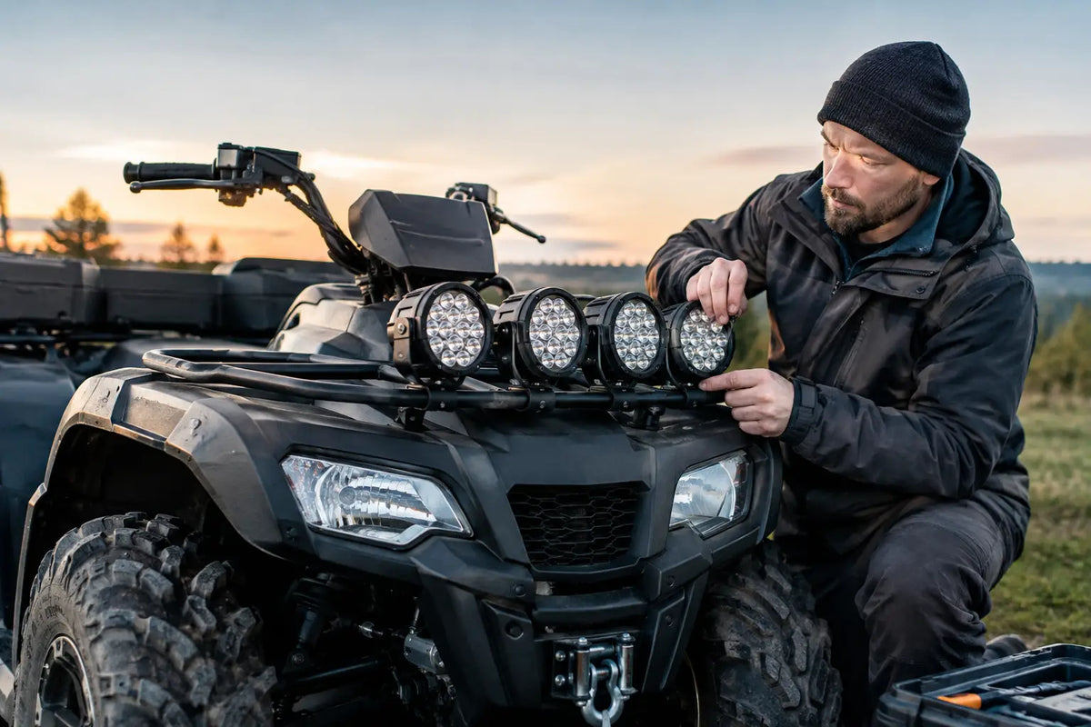 Montera extraljus på ATV - så gör du rätt