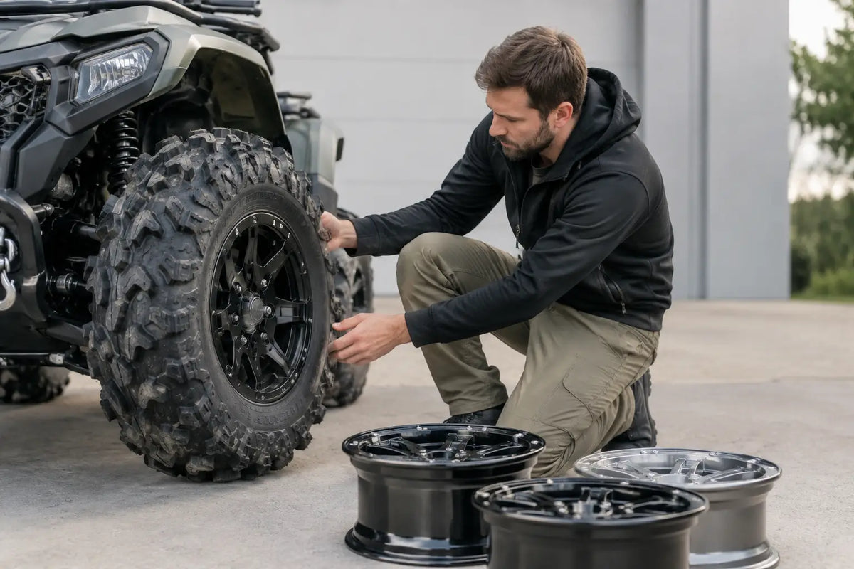 Hur väljer man ATV-fälgar? Mått som måste stämma