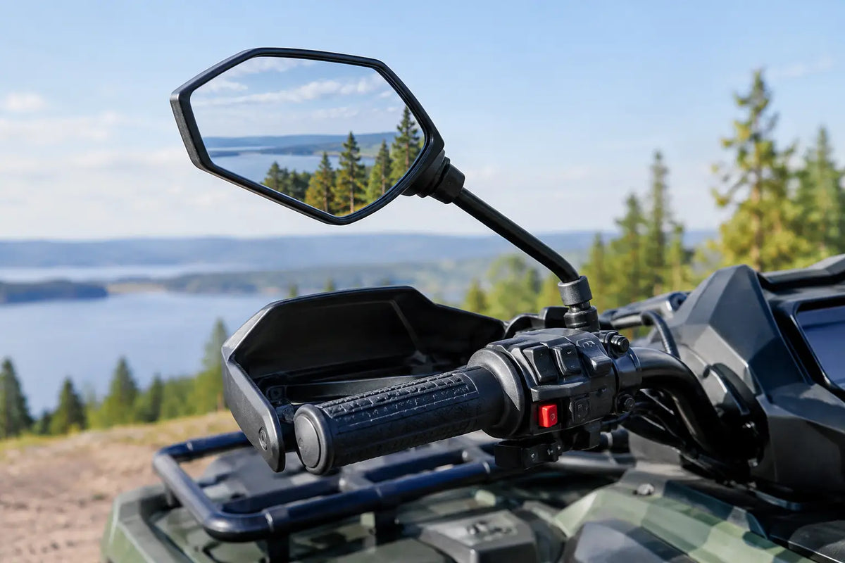 Välj rätt backspegel till ATV med fäste