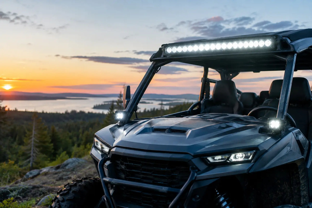 LED arbetsbelysning för UTV - välj rätt ljus