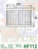 HIFLOFILTRO Oil Filter - HF112