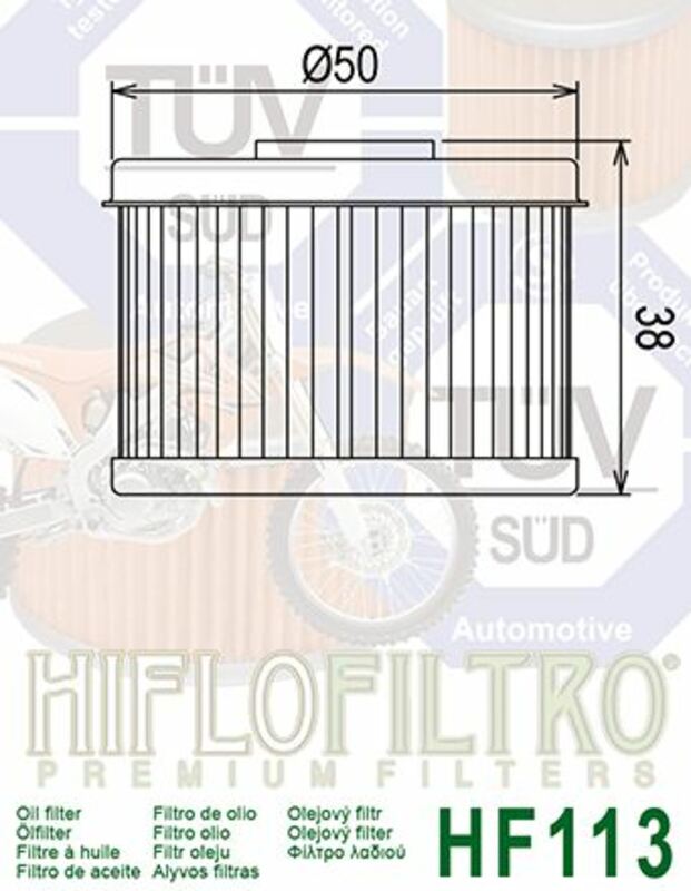 HIFLOFILTRO Oil Filter - HF113