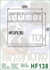 HIFLOFILTRO Racing Oil Filter - HF138RC