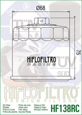 HIFLOFILTRO Racing Oil Filter - HF138RC