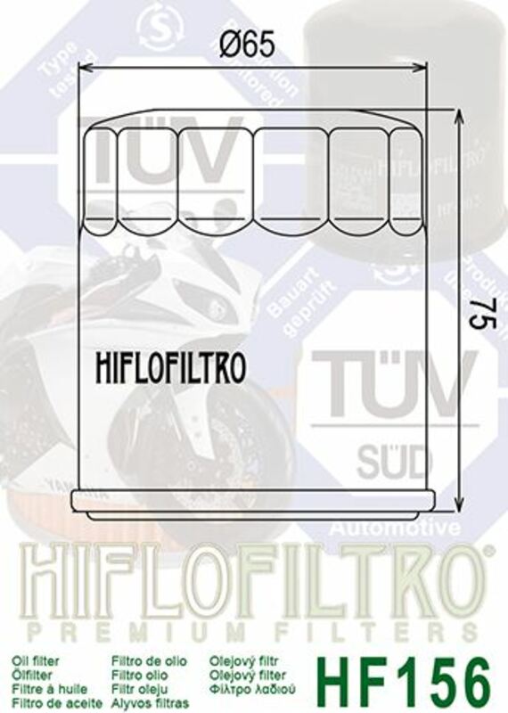 HIFLOFILTRO Oil Filter - HF156