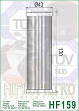 HIFLOFILTRO Oil Filter - HF159