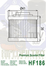 HIFLOFILTRO Oil Filter - HF186