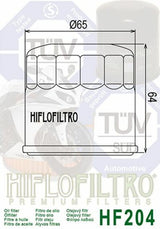 HIFLOFILTRO Racing Oil Filter - HF204RC