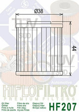 HIFLOFILTRO Oil Filter - HF207