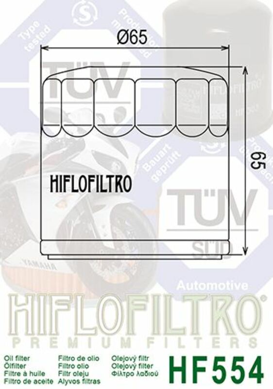 HIFLOFILTRO Oil Filter - HF554