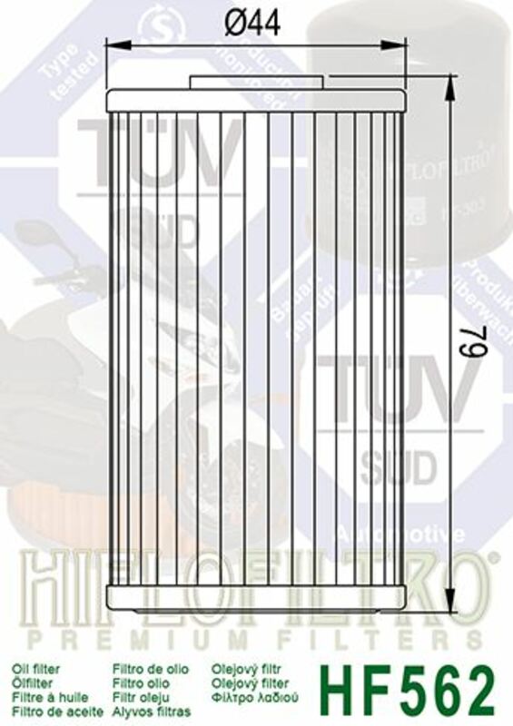 HIFLOFILTRO Oil Filter - HF562