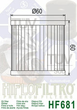 HIFLOFILTRO Oil Filter - HF681