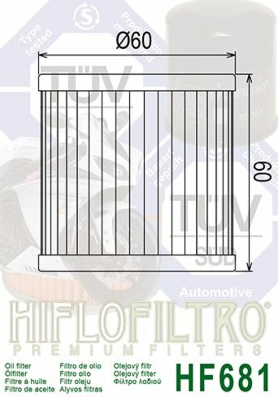 HIFLOFILTRO Oil Filter - HF681