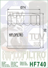 HIFLOFILTRO Oil Filter - HF740 - Yamaha Marine