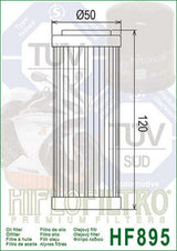 HIFLOFILTRO Oil Filter - HF895 - Ural Motorcycle 750 (10-13)