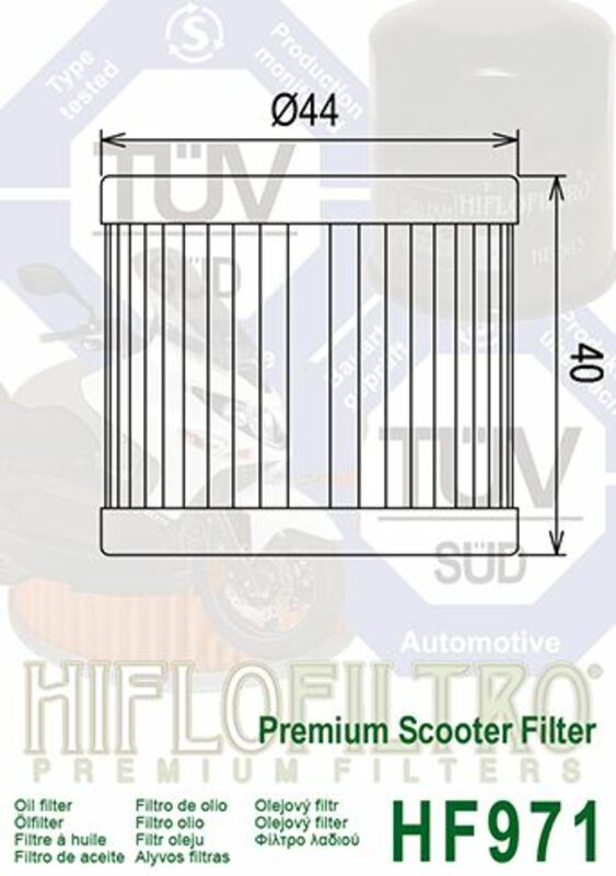 HIFLOFILTRO Oil Filter - HF971