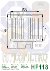 HIFLOFILTRO Oil Filter - HF118