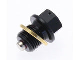 TECNIUM Magnetic Oil Drain Plug - Aluminium Black M14x1,25x13,5