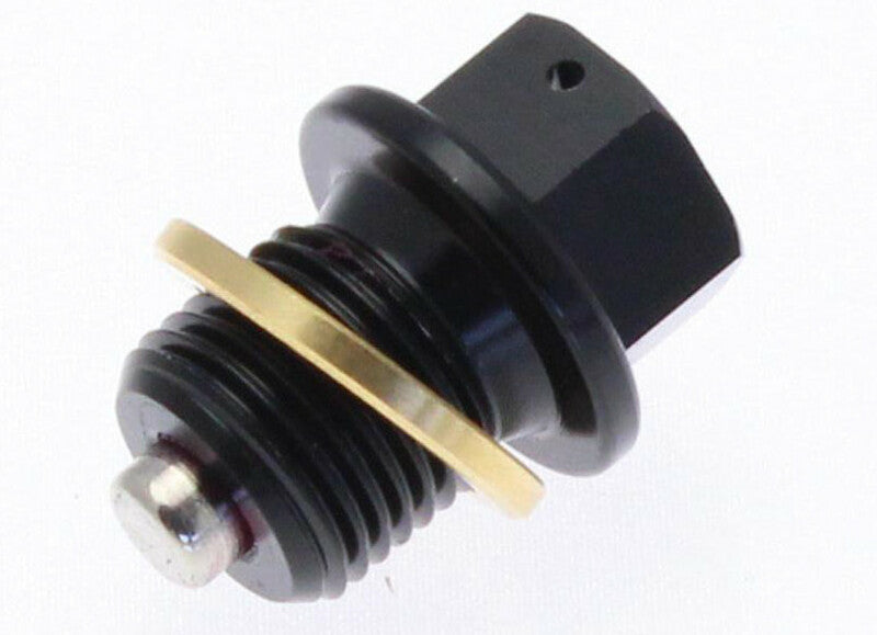 TECNIUM Magnetic Oil Drain Plug - Aluminium Black M10x1,5x14