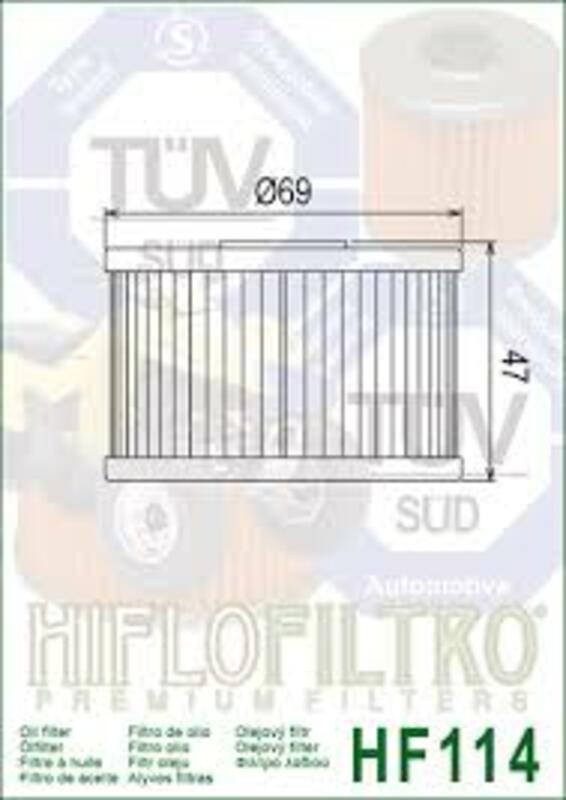 HIFLOFILTRO Oil Filter - HF114
