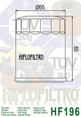 HIFLOFILTRO Oil Filter - HF196