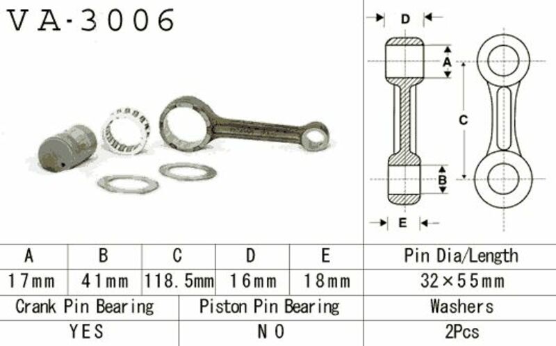 VESRAH Connecting Rod Kit - Suzuki