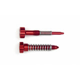 S3 Enduro Carburetor Adjuster Screws Idle + Air + Springs Red