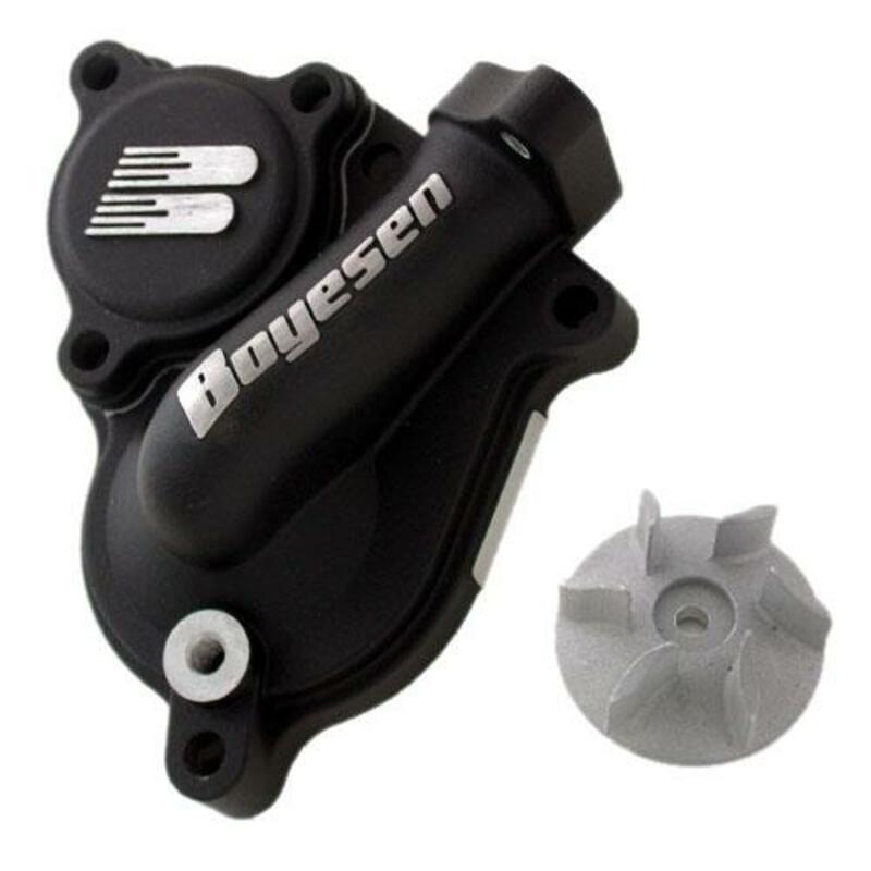 BOYESEN Water pump cover with impeller - Kawasaki KX450
