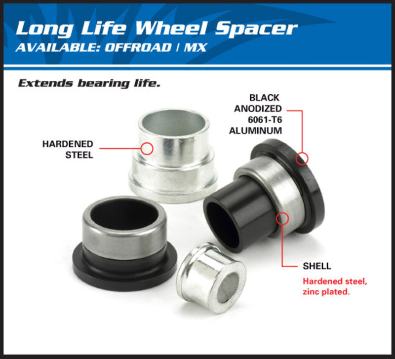 ALL BALLS Rear Wheel Spacer kit - Honda CR125R/250R