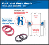 ALL BALLS Fork Oil Seals without Dust Covers - 43x55x10,5 mm