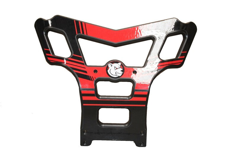 AXP Baxper HDPE Front bumper - Black/Red Honda TXR450