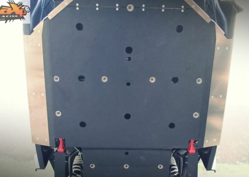 AXP Central skid plate - HDPE 10mm Polaris RZR1000XP