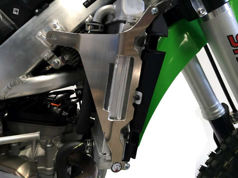 AXP Aluminium Radiator guard - Kawasaki KX250F