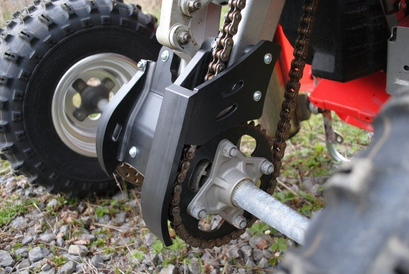 AXP Rear skid plate - HDPE 6mm Honda TRX450R