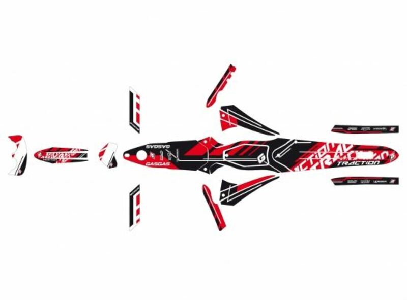 BLACKBIRD Traction Stickers Kit Gas Gas TXT PRO 125/200/250