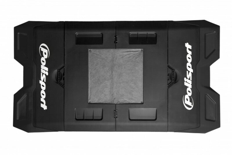 POLISPORT black Foldable Bike Mat