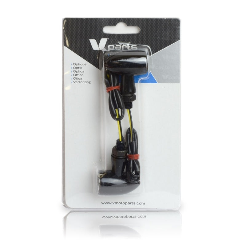 V PARTS Aluminium LED Indicator Set Clear Universal