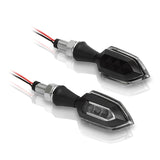 V PARTS Zinc LED Indicator Set Clear Universal