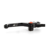 ART Foldable Levers Black/Orange Screw by Pair