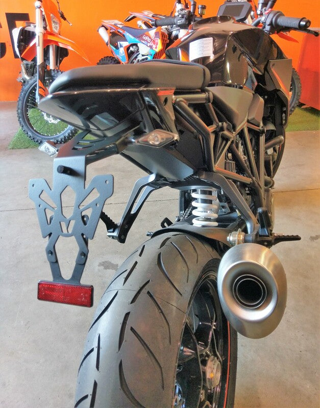 V PARTS License Plate Holder Black KTM 1290 Super Duke R