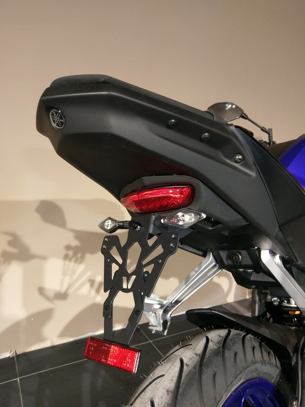 V PARTS License Plate Holder Black Yamaha