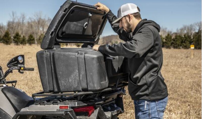 KOLPIN Rigid Storage Box ATV/UTV Black 156L