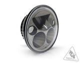 DENALI M5 LED Headlight Ø145mm Black Chrome