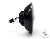 DENALI M7 LED Headlight Ø177mm Black Chrome