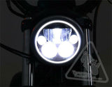DENALI M7 LED Headlight Ø177mm Black Chrome