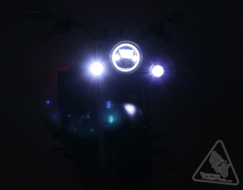 DENALI M7 LED Headlight Ø177mm Black Chrome